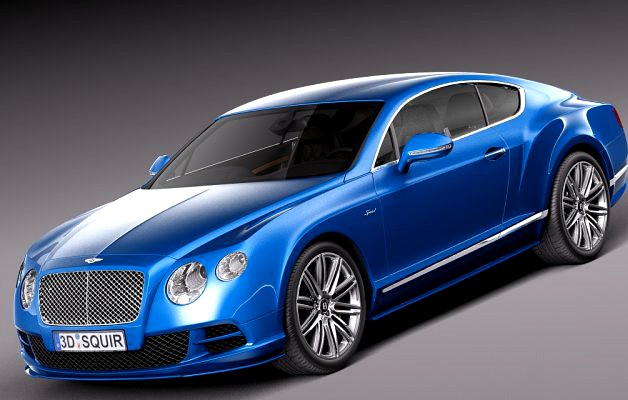 Bentley Continental GT Speed 2015 3D Model