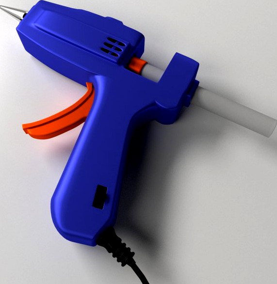 Glue Gun 3D Model