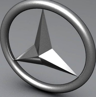 Benz logo 3D Model