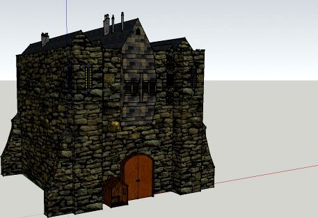 Medieval Keep 3D Model