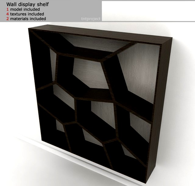 Wall Display Shelf 3D Model