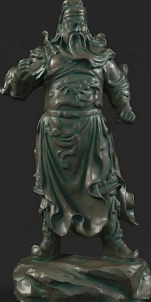Guan Yu statues Sculpture12 3D Model
