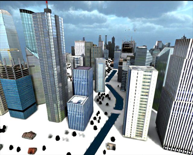 Low Poly City 3D Model