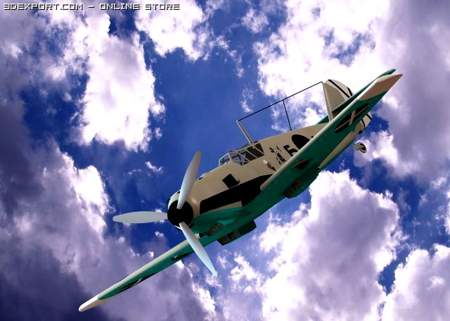 Bf109E 3D Model