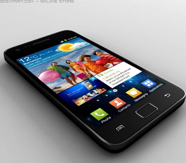 Samsung Galaxy S2 i9100 3D Model