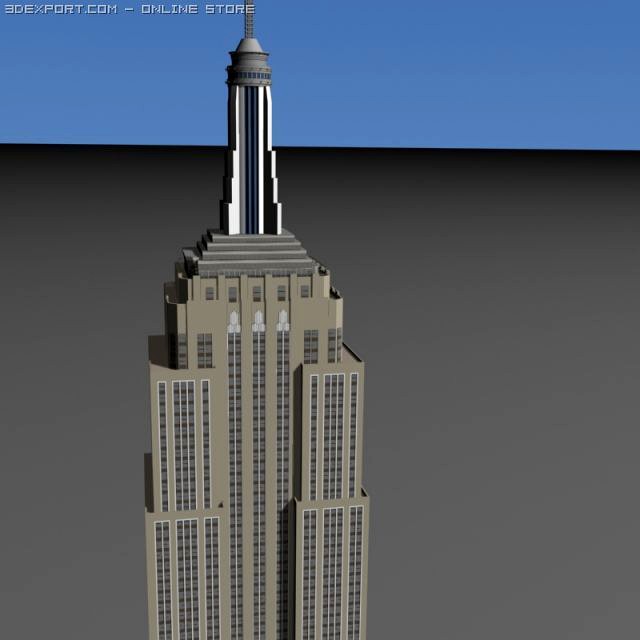 Empire State Building v2 3D Model