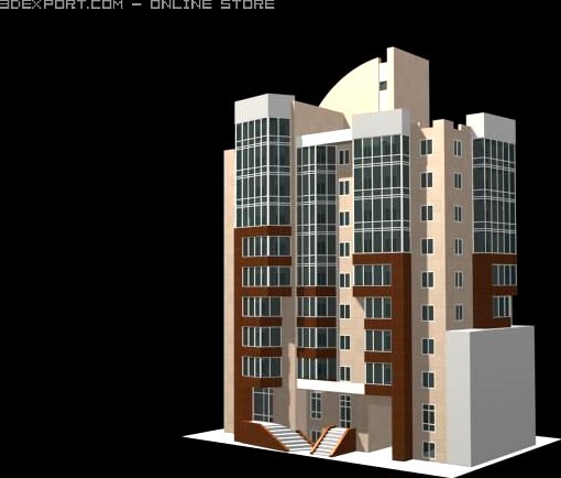 Apartment house 3D Model