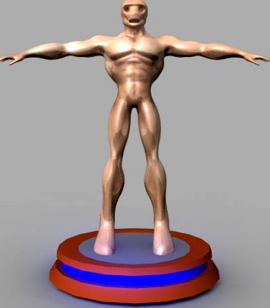 Male Alien 3D Model