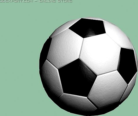 Football ball(model1) 3D Model