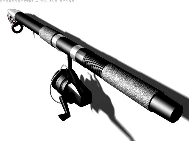 Fishing rod 3D Model
