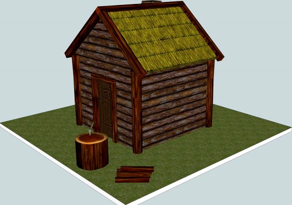 Hut 3D Model