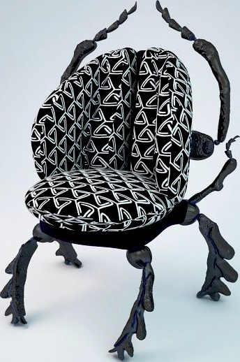 Bug chair  armchair 3D Model