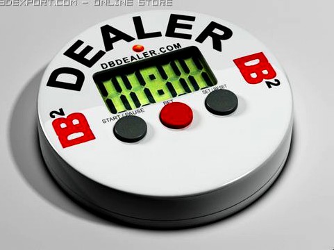 Poker stopwatch 3D Model