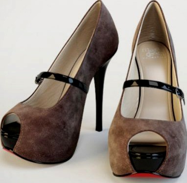 Suede shoes 3D Model