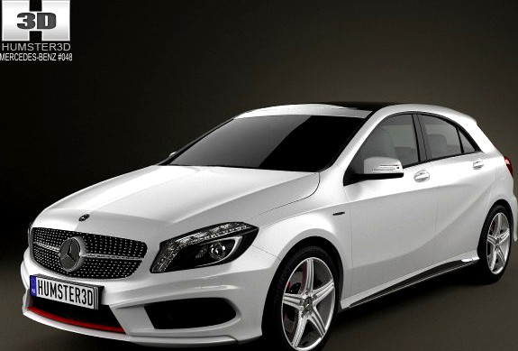 MercedesBenz Aclass 2013 3D Model