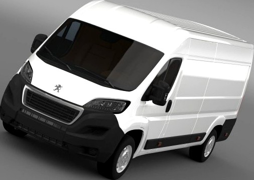 Peugeot Boxer Van L4H2 2014 3D Model