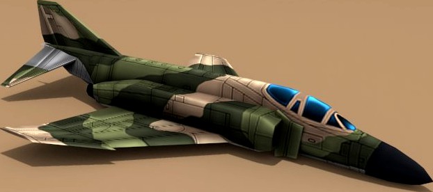 McDonnell Douglas F4 Phantom II 3D Model