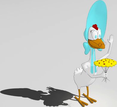 Miss Prissy 3D Model