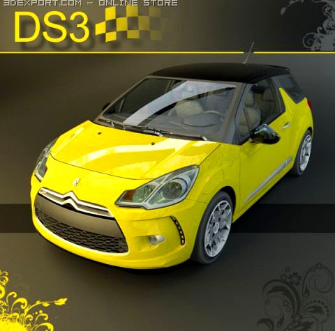 Citroen DS3 3D Model