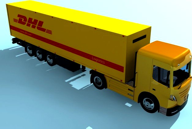 Semi Trailer Truck 3D Model