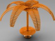 Palm Pergola 3D Model