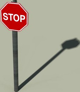 Stop sign 3D Model