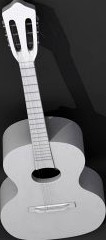 Guitar 3D Model