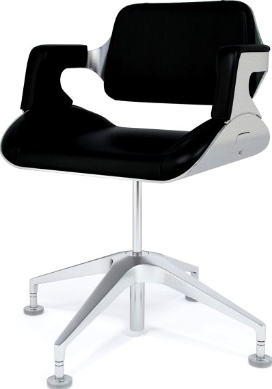 Interstuhl silver 101s chair 3D Model
