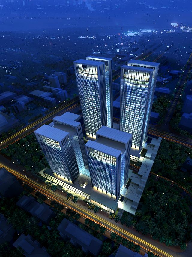 City Big Cityscape High052 3D Model