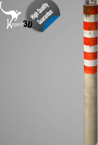 Industrial chimney  01 3D Model