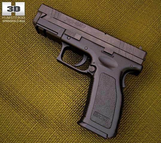 Springfield Armory XD HS2000 4 inch 3D Model