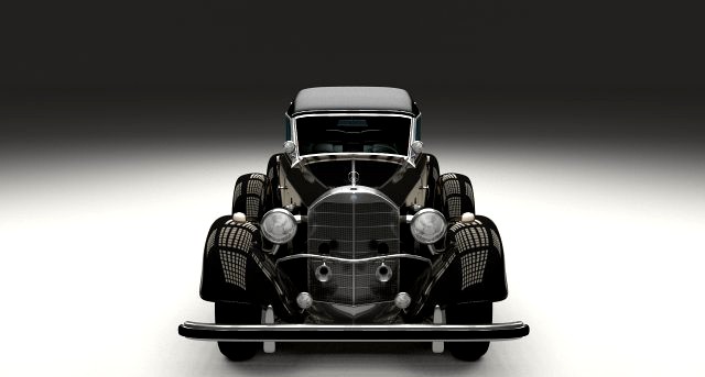 Mercedes 770k Grosser Staff Car 3D Model