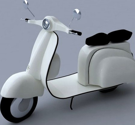 Scooter 3D Model 3D Model