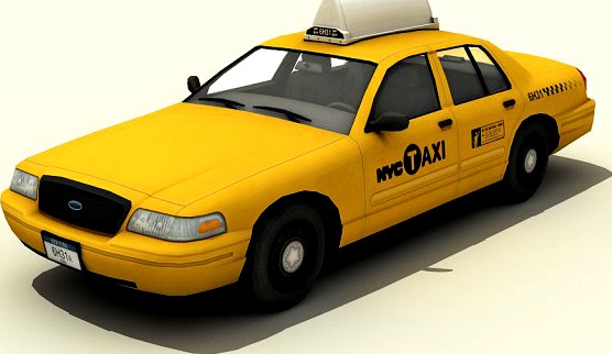 New York Taxi 3D Model