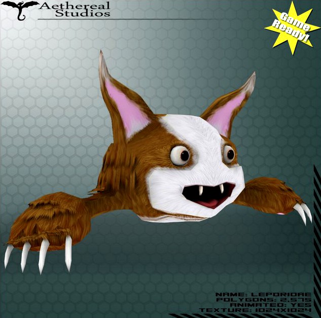 Leporidae 3D Model