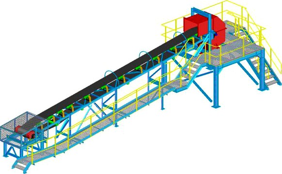 Conveyor data 3D Model