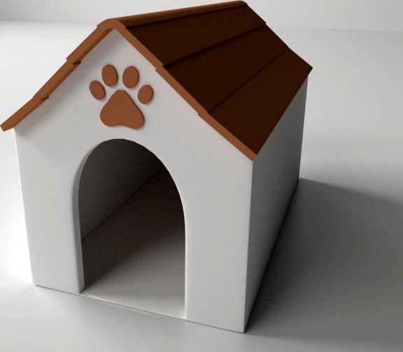 Dog House 3D Model