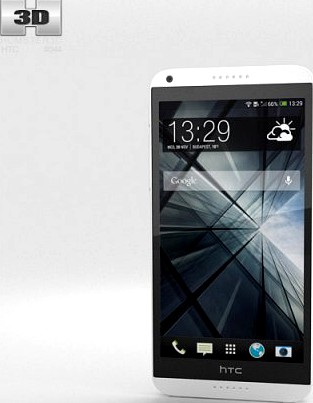 HTC Desire 816 White 3D Model
