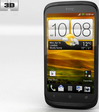 HTC Desire X 3D Model