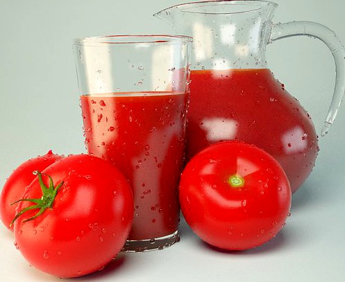 Tomatoes and Tomato Juice 3D Model