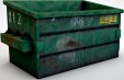 Old Dirty Dumpster 3D Model