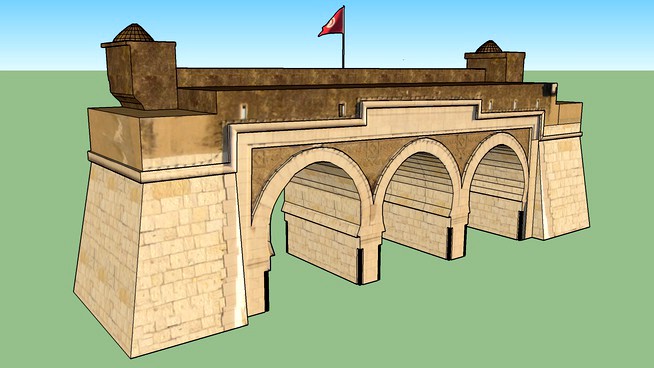 Bab saadoun 3d model