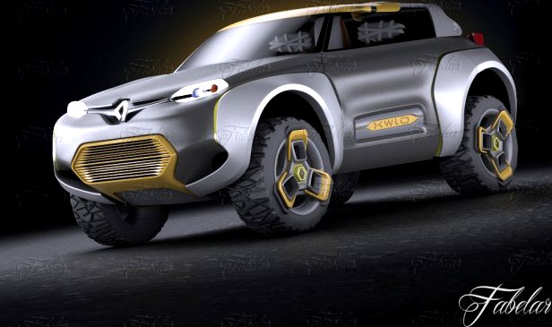 Renault Kwid 3D Model