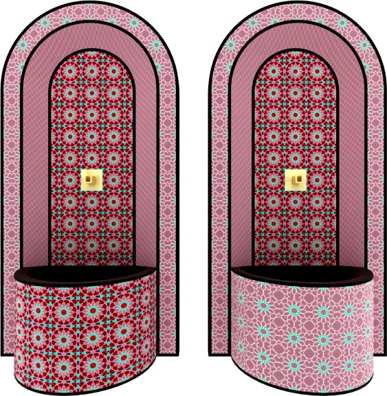 Moroccan Fountain 10 3D Model