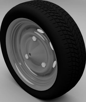 Dacia Wheel 3D Model