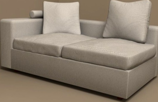 Poggiolungo sofa by Flexform 3D Model
