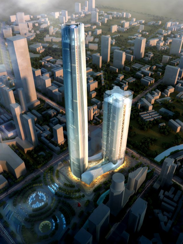 Skyscraper business center 033 3D Model