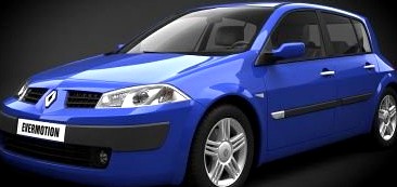 Renault Megane II 3D Model