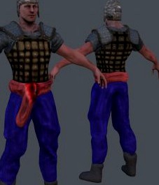 Ancient warrior 3D Model