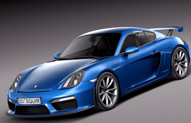 Porsche Cayman GT4 2016 3D Model